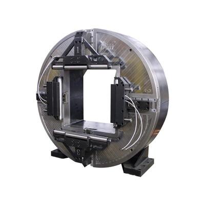 640mm Clamping Range 25KN Clamping Force Full-Stroke Laser Rotary Chuck for Tube Cutting Machines